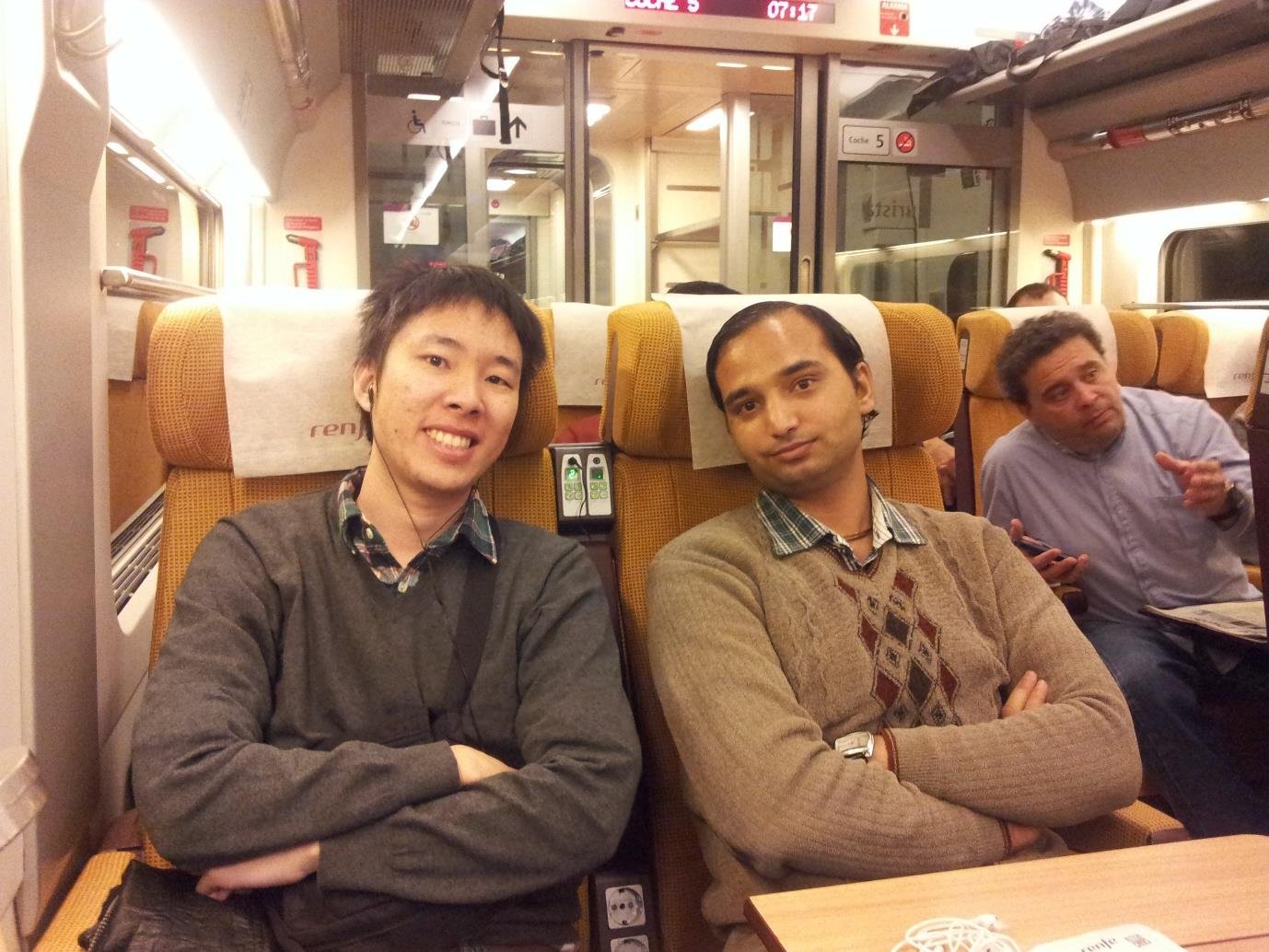 Travelling between academic engagements across Europe