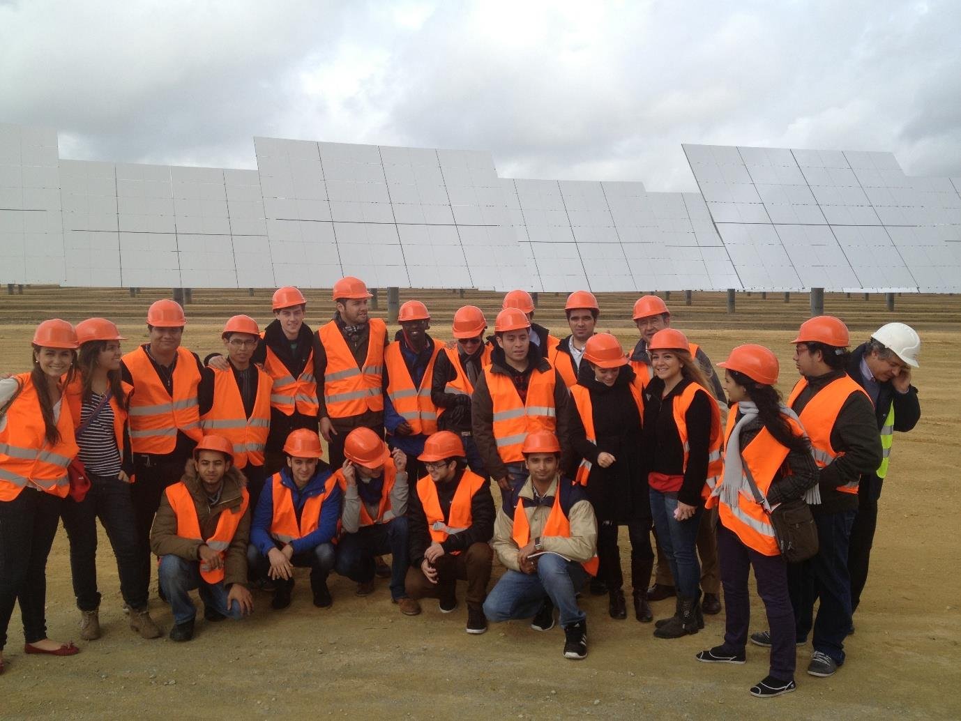 Site visit to a concentrated solar power plant, Spain