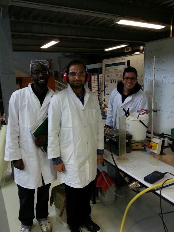 Laboratory work during environmental engineering studies, IMT Atlantique, France